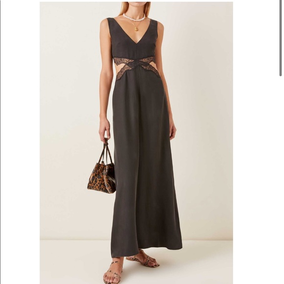 white christmas dresses Aries Cut Out Gown | Black main image 1